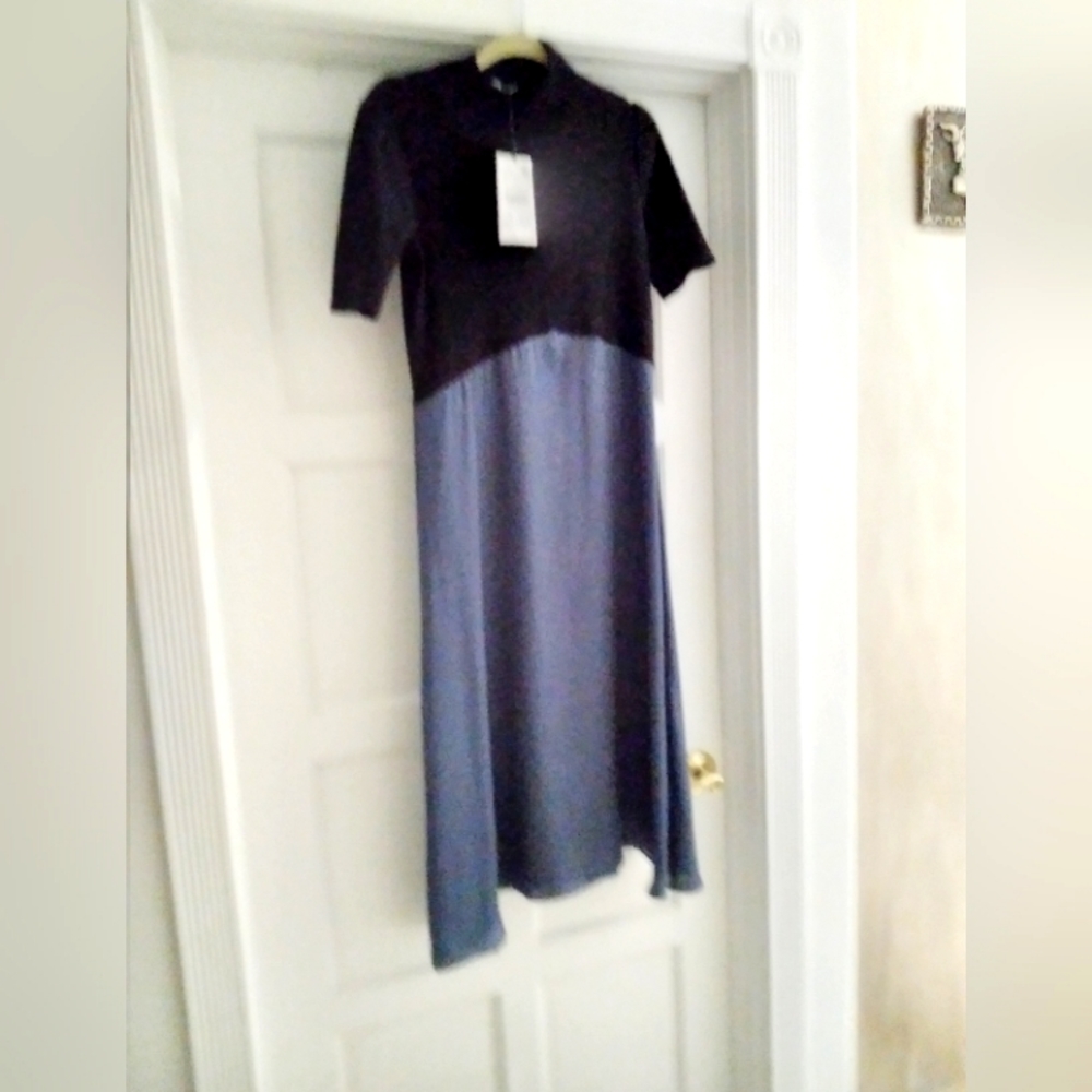 ZARA short sleeved maxi dress.